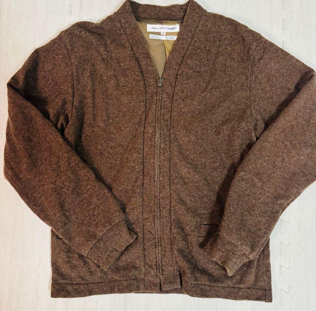 コムデギャルソンシャツ COMME des GARCONS ジップカーディガン