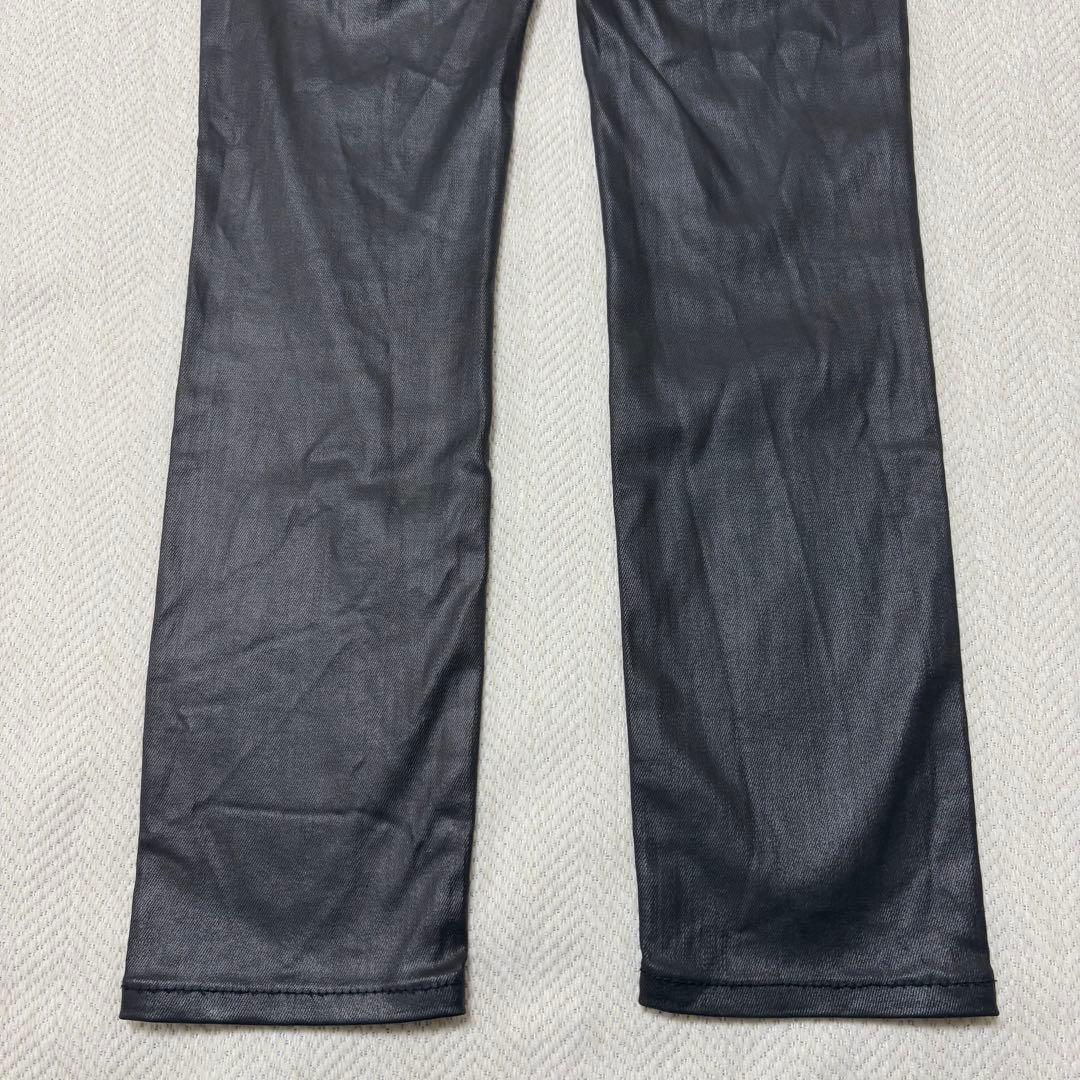 美品 SAINT LAURENT サンローラン ブラック スキニー デニム 25