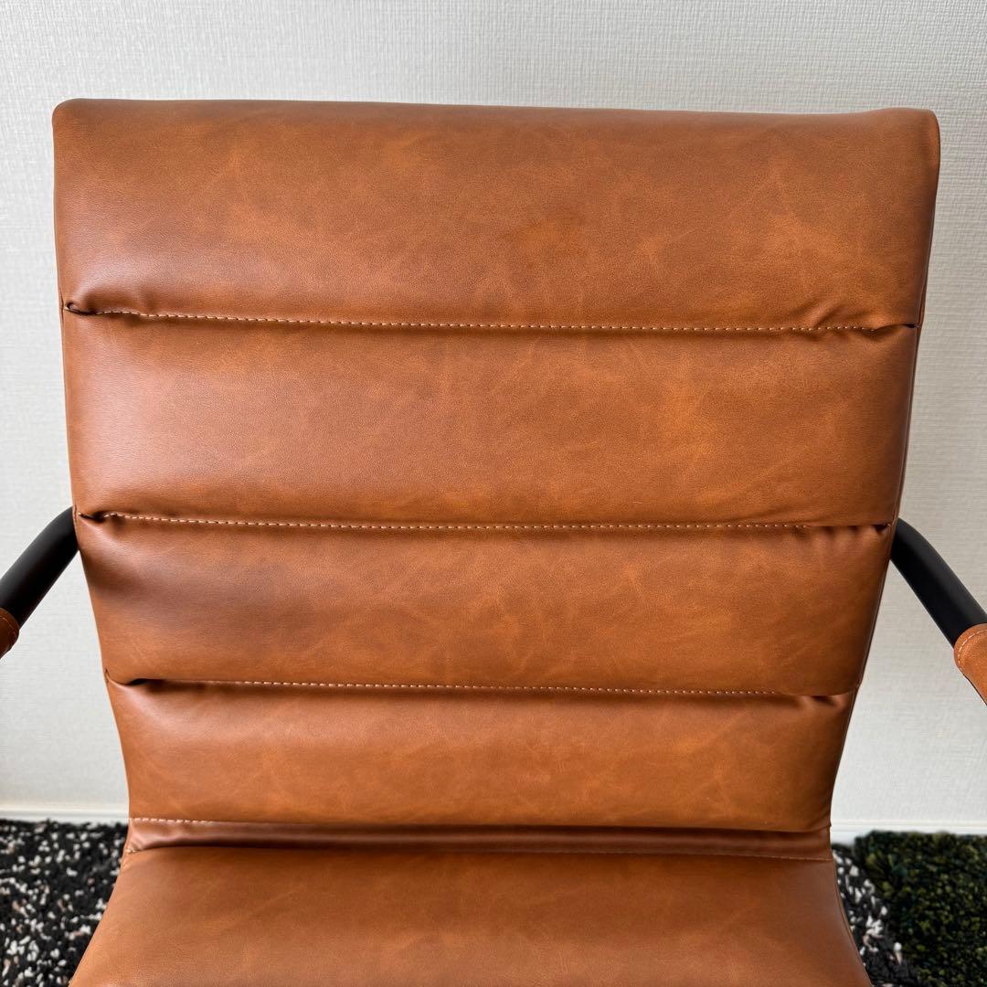 【美品】ニトリ ダイニングチェア Nシールド ANV001キャメル/BK 1個