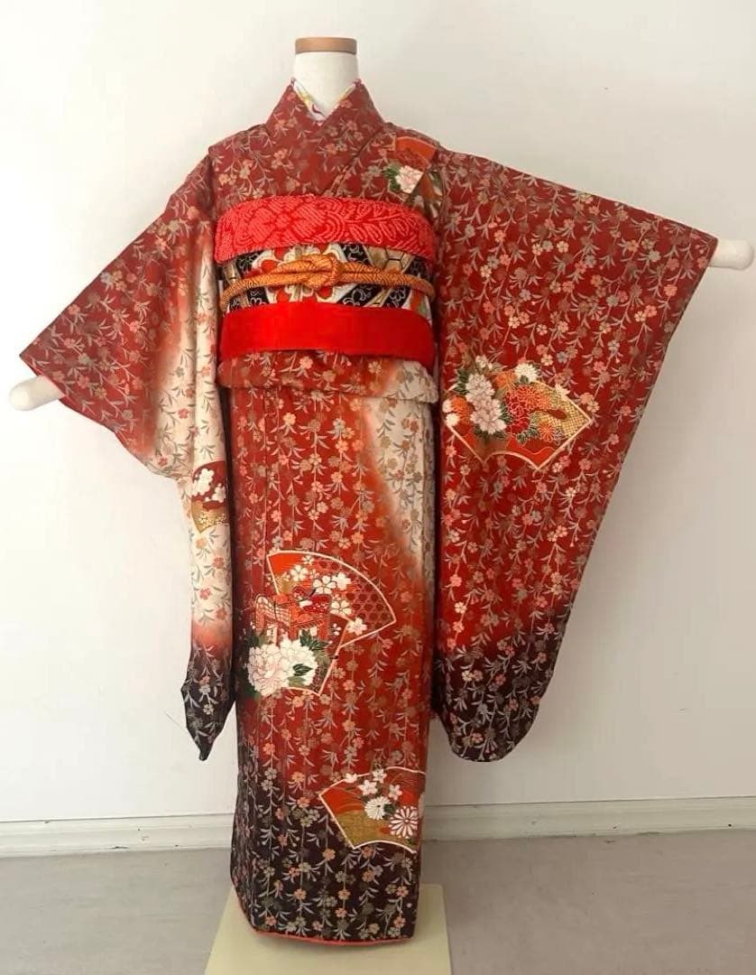 7歳　七五三　正絹着物　帯　帯揚げ　帯締め　しごきのセット