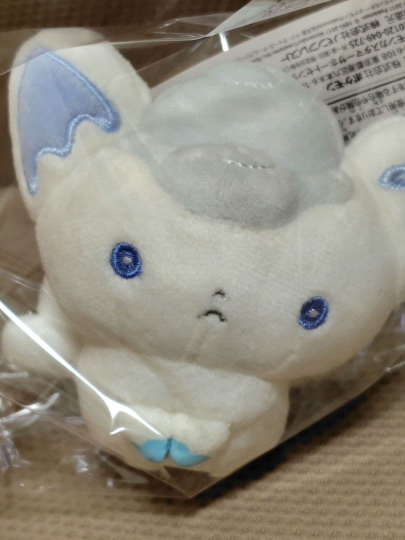 アローラロコン　マジパン　マスコット　ぬいぐるみ　キーホルダー　ポケモン