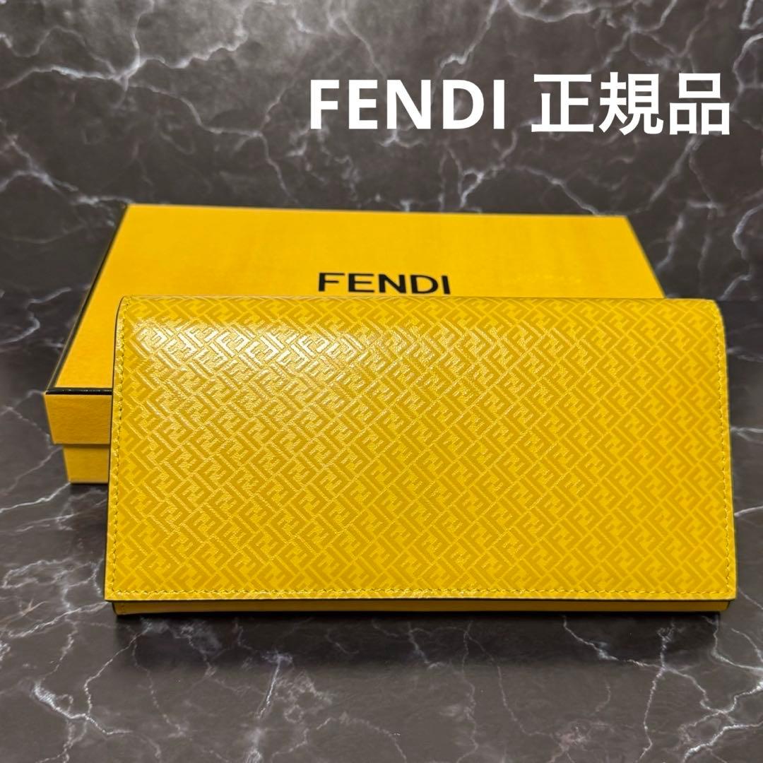 正規品♡フェンディ 本革 長財布 小銭入れ付 本物 FENDI 付属品あり