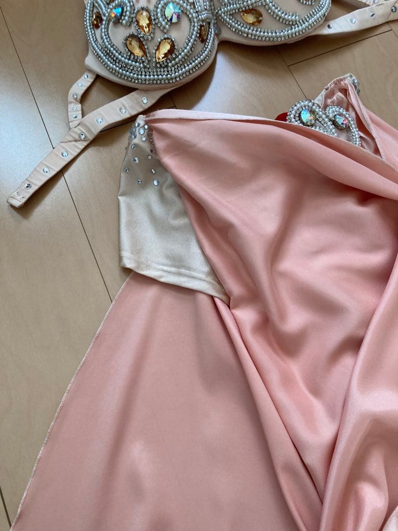 お値下げ小柄さんにベリーダンス衣装 ピンクベージュ